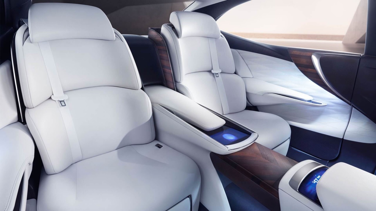 Lexus concept car interior